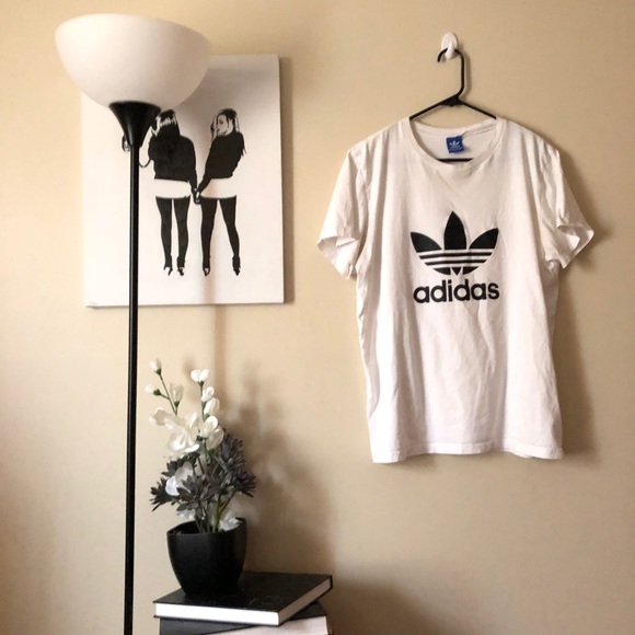 adidas Other - Adidas Trefoil originals basic white tee